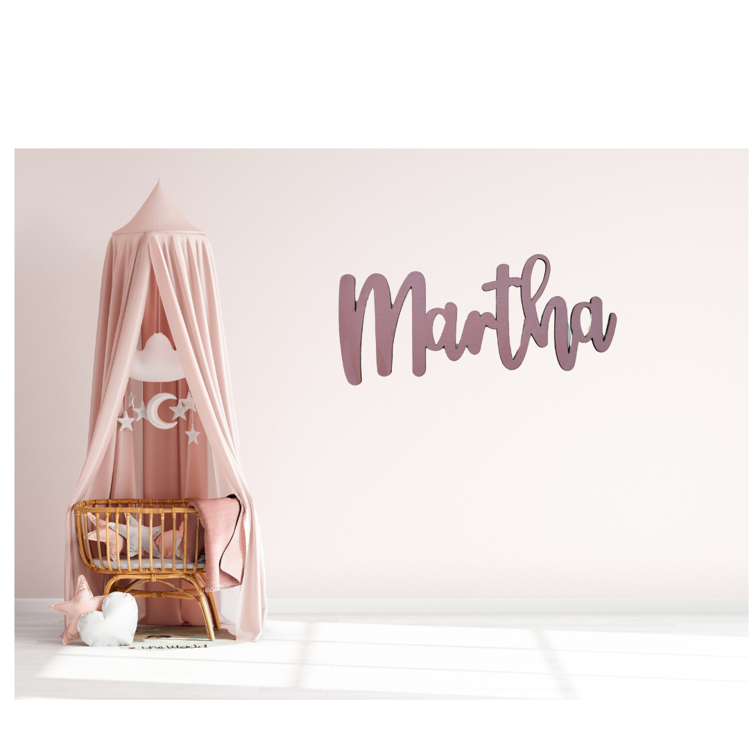 Hand made wooden personalised sign