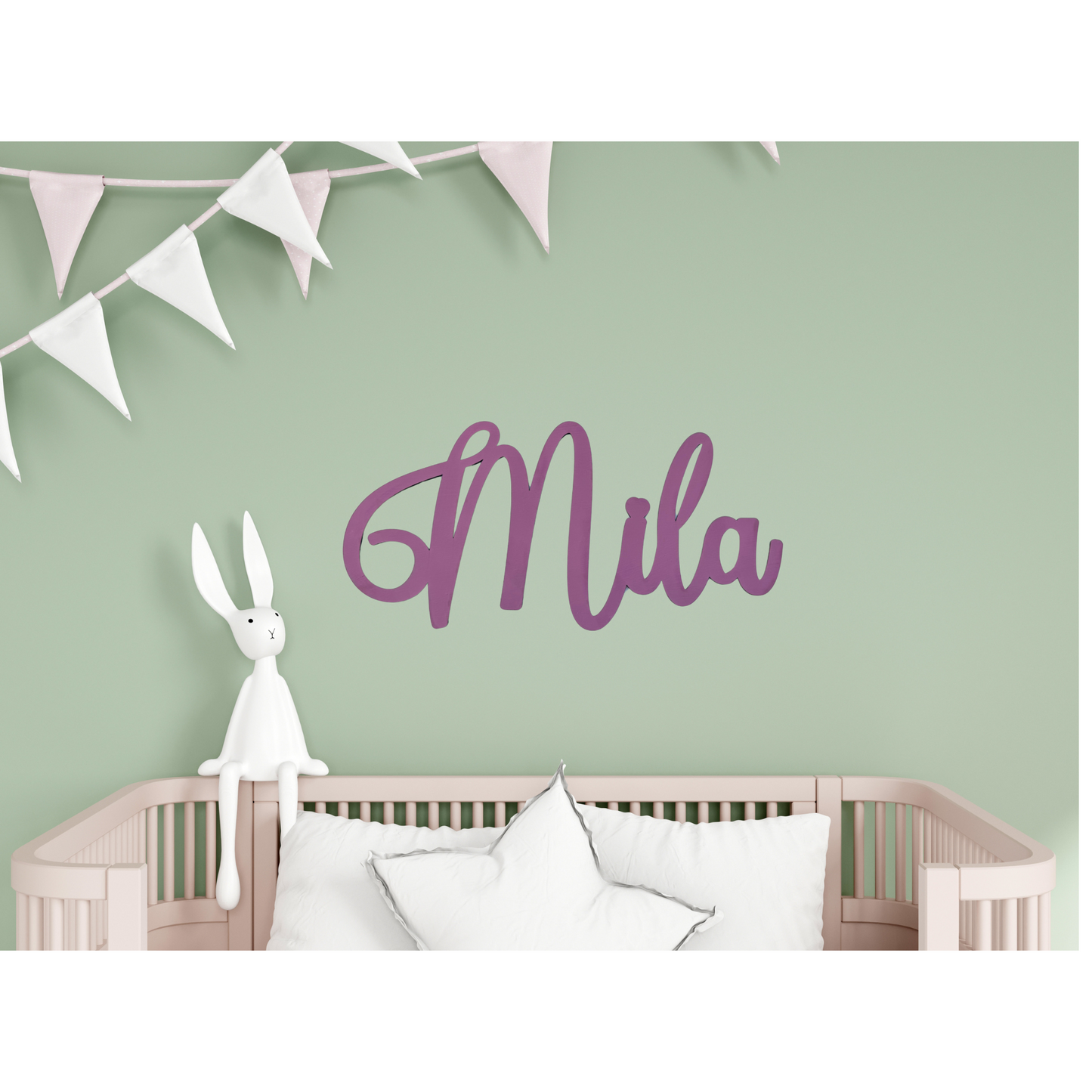 Hand made wooden personalised sign