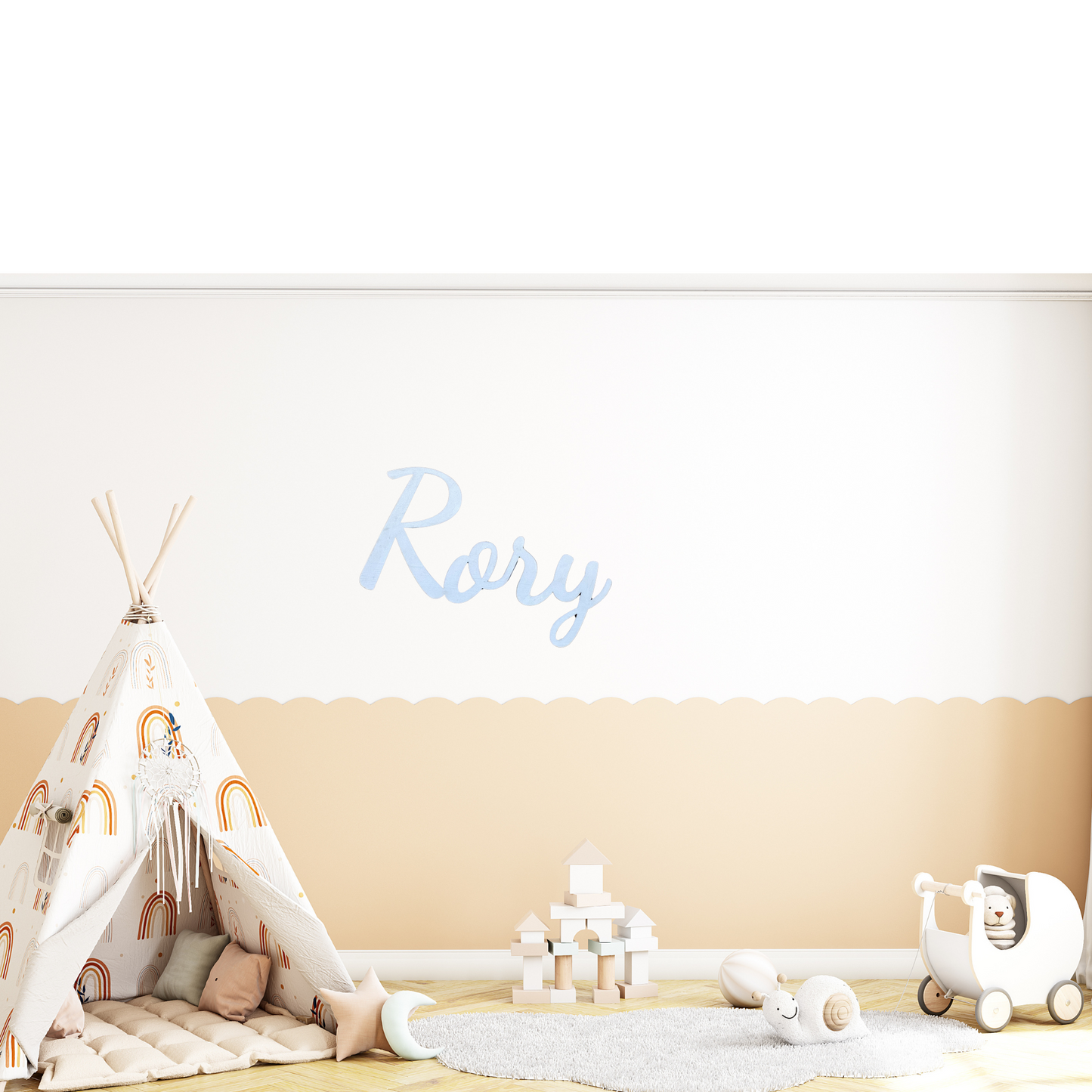 Hand made wooden personalised sign